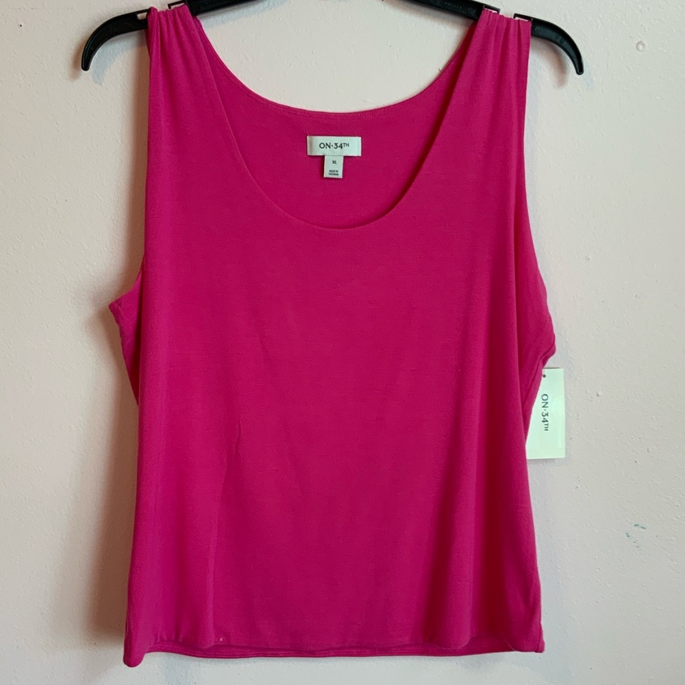 On #4th Women's Pink Tank Top